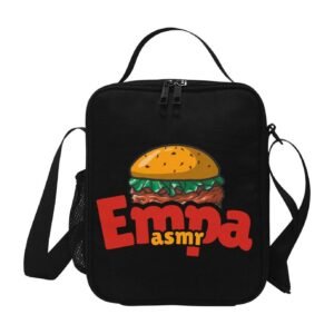 Empa ASMR Crossbody Lunch Bag for Kids (1722) Durable 1200D Nylon, Insulated, with Detachable Shoulder Strap & Top Handle